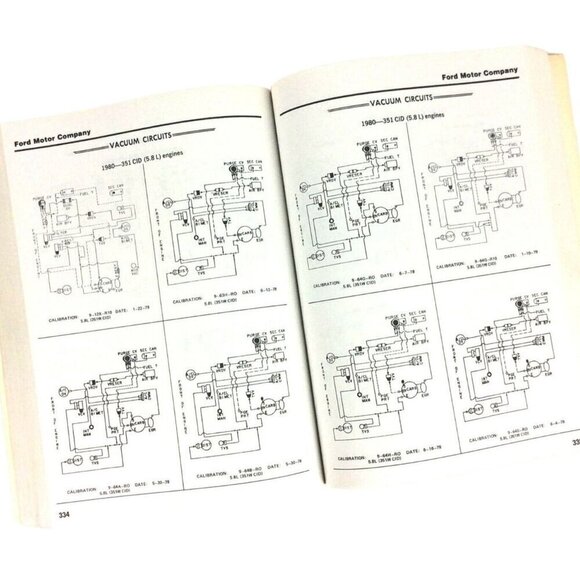 Chiltons 7649 Guide to Emission Diagnosis Tune Up Vacuum Diagrams 1979-80 - Picture 3 of 3